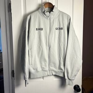 Raw Gear Zip Up Sweatshirt-Size Med